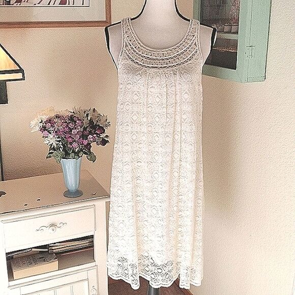 NWT Max Studio Lace Shift Dress - Picture 1 of 13